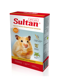 Sultan для мелких декоративных грызунов "Полноценная трапеза" 0,4 кг