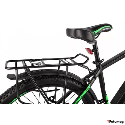 Электровелосипед Eltreco XT 850 Pro серо-зеленый