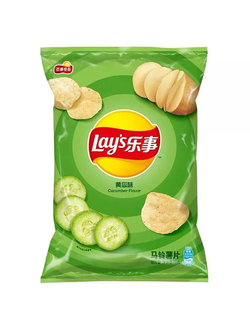 Чипсы LAYS со вкусом Огурца (Китай)