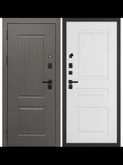 Входная дверь Линэя с панелью PR-150 белая