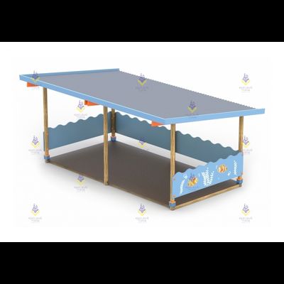 1348.1 Беседка большая тип-5 (синий)