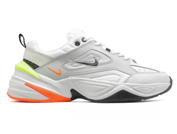 Nike M2K Tekno White белые оранжевым