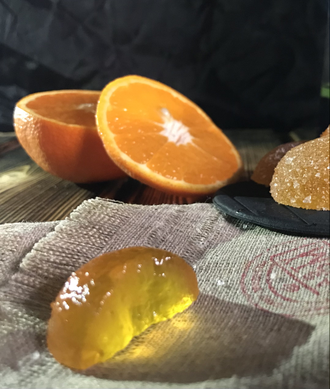 МАрмелад фруктовый апельсиновый  (упаковка 10 штук~ 150 грамм )