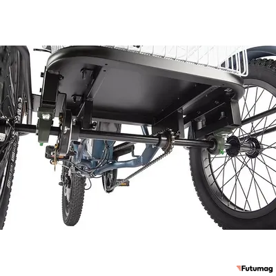 Трицикл Eltreco Porter Fat 500 UP! Темно-синий