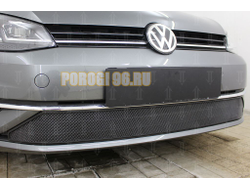 Защита радиатора Volkswagen Golf VII 2017- black