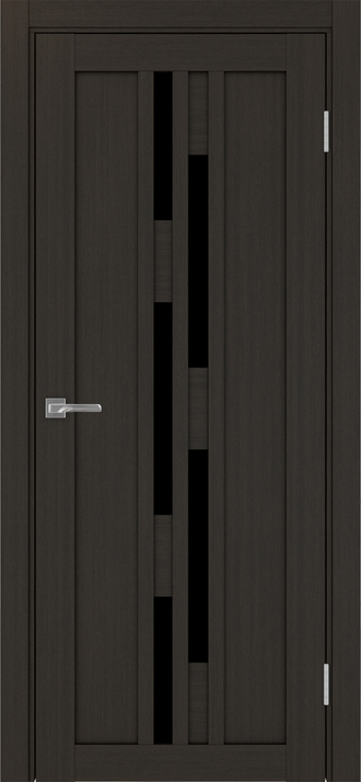 Межкомнатная дверь "Турин-551" венге (стекло сатинато)