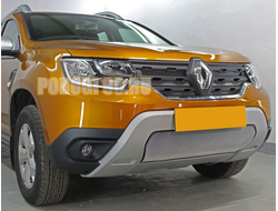 Защита радиатора Renault Duster 2021- chrome низ
