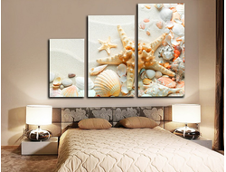 Модульная картина "Напоминание о море"