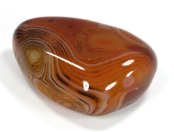 Сердолик, сардоникс, полировка, Индия (43*30*16 мм, 35 г) №28996