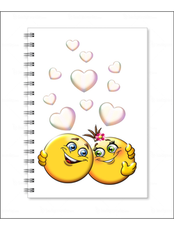 Тетрадь Эмо́дзи - Emoji  № 17