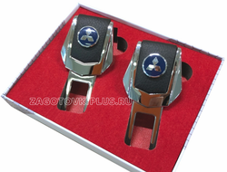 Заглушки ремня безопасности с логотипом MITSUBISHI (2шт)