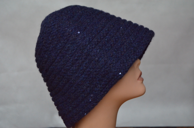 итальянская зимняя шляпа клош Визио фото