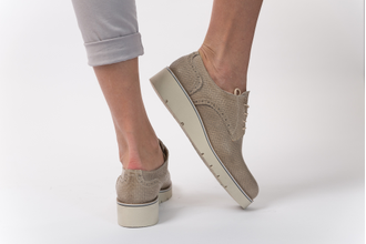 Ботинки из плетенной кожи (размер 39)