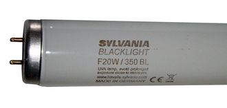 Ультрафиолетовая лампа Sylvania F20w/350BL Blacklight G13