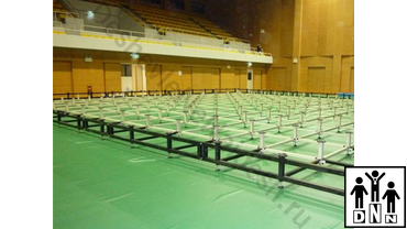 Спортивный подиум. Производство