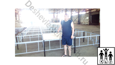 Помост для борцовских ковров. Производство