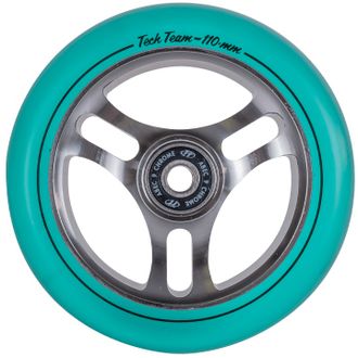Купить колесо Tech Team Triangle (Emerald) 110 для трюковых самокатов в Иркутске