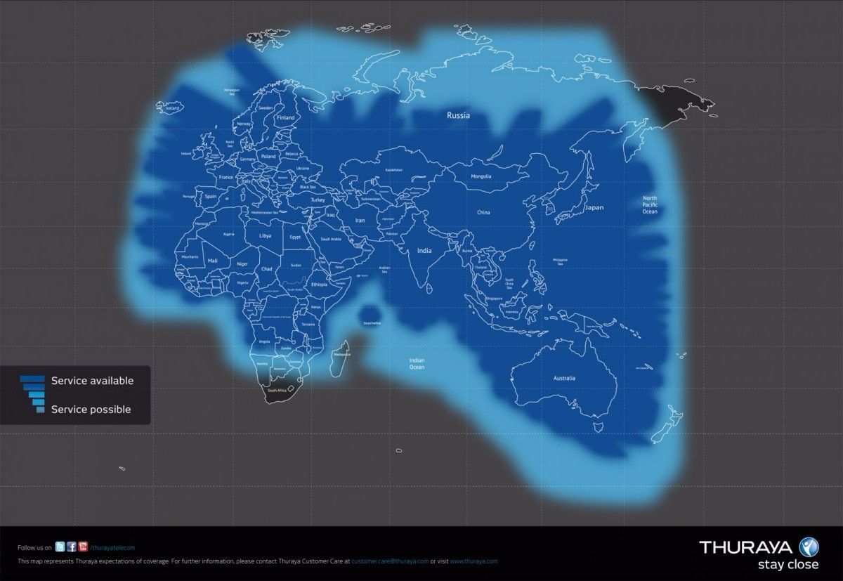 Спутники Thuraya 