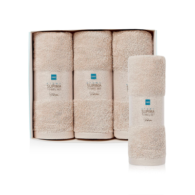 Атоми Набор из 3х полотенец Супима 3 шт. (40 х 86 см)