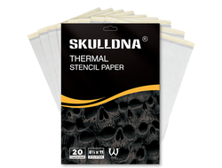 Трансферная бумага для машинного перевода AVA SKULLDNA Thermal Stencil Paper, 20 листов