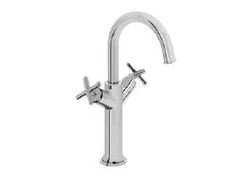 Высокий смеситель для раковин/чаш двухвентильный VitrA Origin Classic, хром, A42886