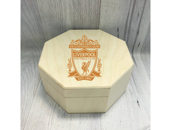 Шкатулка с гравировкой Ливерпуль, Liverpool FC №3