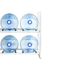 Стеллаж из профиля для 6 бутылей