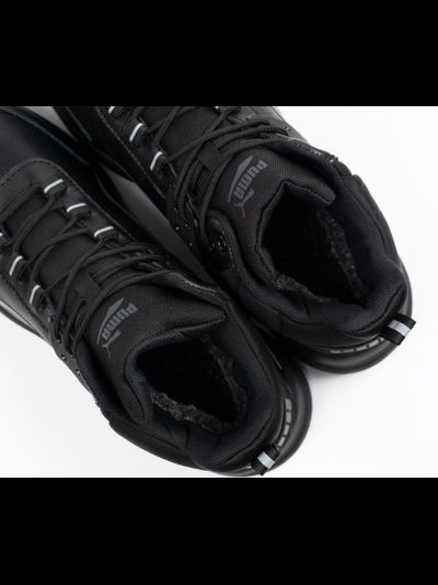 Кроссовки Puma Running System Leather Black зимние