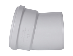 Отвод канализационный STOUT D 110х15° бесшумный (Арт. SKB-0008-011015)