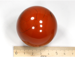 Шар Яшма красная, ЮАР (50 мм, 178 г) №28584