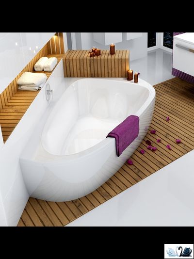 Ванна Ravak Love story II 196 x 139 см, акриловая, правая, угловая