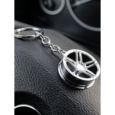 Брелок «ДИСК», металл ХРОМ