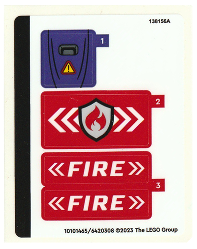 Sticker Sheet for Set 60373 -  10101465/6420308 , n/a (60373stk01)