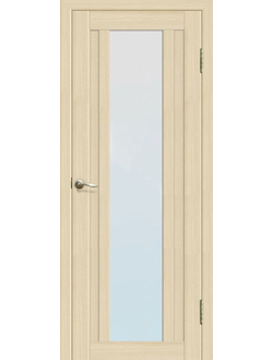 Дверь межкомнатная Экошпон Сибирь профиль Модель 205 Ясень латте
