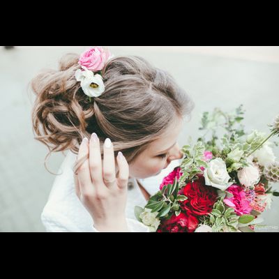 Букет невесты &amp; Бутоньерка № 1339