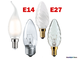 Лампы в форме свечки Е14/Е27