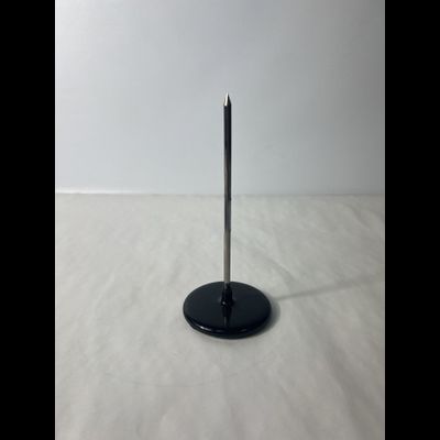 Игла для чеков h=16,5 см. нерж. на прорезин. подставке