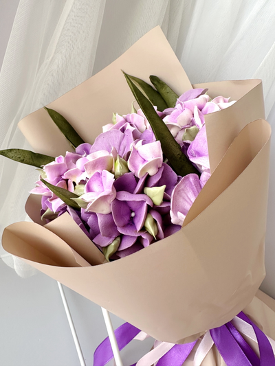 Пурпурная гортензия