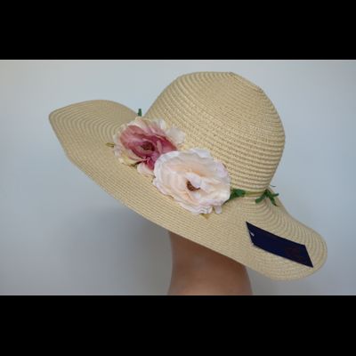 Stefania Maiaroli шляпа с цветком 10013 летняя