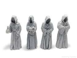 Monk statues