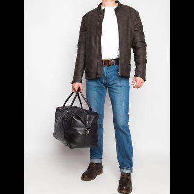 Кожаная дорожная сумка Fidenza Premium anthracite (арт. 
4036-51)