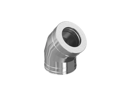 Сэндвич-колено 135 (304/0,8мм + 430/0,5мм) D 115х200 Ferrum Ceramics