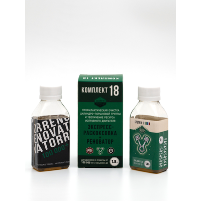 Комплект 18 - Sputnik-R + Renovator для двигателя объемом до 1,8 л.