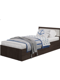 Кровать Фиеста 0,9 м венге/лоредо  (БТС)