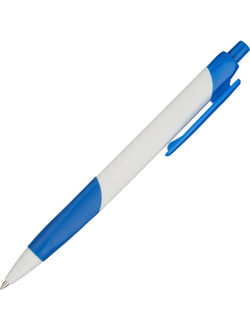 Ручка шариковая Attache Symbol, бело синий корпус, 12 штук в упаковке (синяя)
