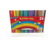 Фломастеры 24 ЦВЕТА CENTROPEN "Rainbow Kids", трехгранные, смываемые, вентилируемый колпачок, 7550/24ET, 7 7550 2402, 2 набора