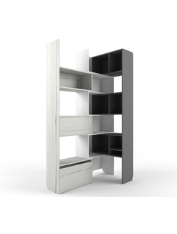 Стеллаж-трансформер НЬЮ ТОН ГРЕЙ