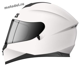 Шлем IXS 1100, белый, с очками, интеграл (мотошлем)