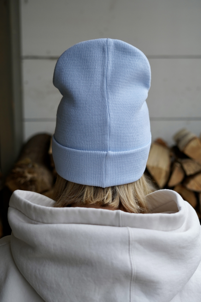 ШАПКА ПРИЯТНО "ГОЛУБАЯ"