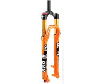 Вилка Maxxlite, 29”, 1-1/8", ход 100мм, PM, QR 9мм, воздушная, оранж.